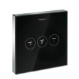 Переключатель на 3 положения 15736600 Hansgrohe ShowerSelect Glass (черный, хром)