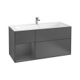 Villeroy Boch Finion F060GKGK Тумба под раковину 1196х498 мм (anthracite matt/anthracite matt)