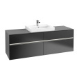 Villeroy Boch Collaro C025L0PD Тумба под раковину 1600х500 мм (Black Matt Lacquer)