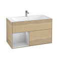 Villeroy Boch Finion F030GJPC Тумба под раковину 996х498 мм (light grey matt/oak veneer)