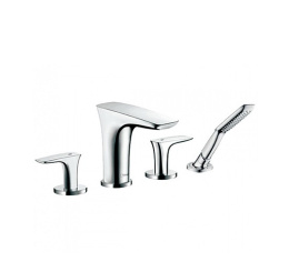 Смеситель на борт ванны Hansgrohe PuraVida (15446000) белый