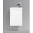 Тумба под раковину Belbagno Pietra Mini PIETRA MINI-460-1A-SO-BL-L/R 46 см, белый глянцевый