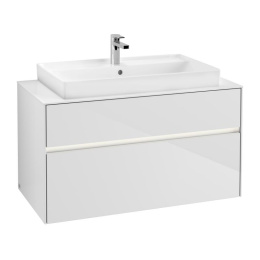 Villeroy Boch Collaro C020L0DH Тумба под раковину 1000х500 мм (Glossy White)