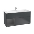 Villeroy Boch Finion F060GKHG Тумба под раковину 1196х498 мм (anthracite matt/midnight blue matt)