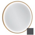 Зеркало Jacob Delafon Odeon Rive Gauche EB1288-S17, 50 см, с подсветкой, лакированная рама серый ант
