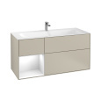 Villeroy Boch Finion F060MTHH Тумба под раковину 1196х498 мм (white matt/sand matt)