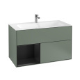 Villeroy Boch Finion F030PDGM Тумба под раковину 996х498 мм (black matt/olive matt)