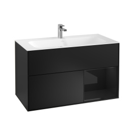 Villeroy Boch Finion G040PHPD Тумба под раковину 996х498 мм (glossy black/black matt)