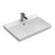 Раковина для ванной 65 см Villeroy&Boch Avento (415865RW) белый камень