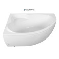 Акриловая ванна 160x100 Aquanet (00187426), Гидромассаж: установка по желанию