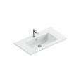 Мебельная раковина 102 см Berloni Bagno Way Block (LAVSMRINCXR003 101) белый глянцевый