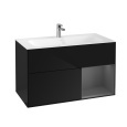 Villeroy Boch Finion G040GKPH Тумба под раковину 996х498 мм (anthracite matt/glossy black)