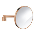 Косметическое зеркало Grohe Selection 41077DA0 с увеличение х7 раз, розовая бронза глянец