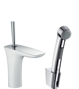 Смеситель для раковины Hansgrohe PuraVida (15275400) хром, белый