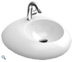 Раковина 517061S3 VILLEROY&BOCH PURE STONE, 605х540 мм