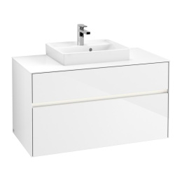 Villeroy Boch Collaro C016L0DH Тумба под раковину 1000х500 мм (Glossy White)