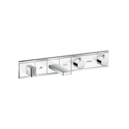 Термостатический смеситель для ванны 15359400 Hansgrohe RainSelect (белый, хром)