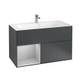 Villeroy Boch Finion G030GJHG Тумба под раковину 996х498 мм (light grey matt/midnight blue matt)