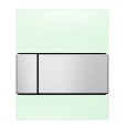 TECEsquare Urinal Панель смыва, стекло зеленое, клавиша нержавеющая сталь