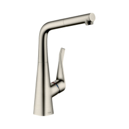 Смеситель для кухни Hansgrohe Metris M71 (73812800) сталь