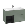 Villeroy Boch Finion G030PHGM Тумба под раковину 996х498 мм (glossy black/olive matt)