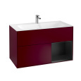 Villeroy Boch Finion G040PDHB Тумба под раковину 996х498 мм (black matt/peony matt)