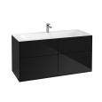 Villeroy Boch Finion F05000PH Тумба под раковину 1196х498 мм (glossy black)