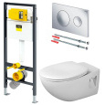 Инсталляция Viega с унитазом Duravit Duraplus 792855 /2547090000/0064190096, белый