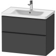 Тумба подвесная 78,5 см Duravit D-Neo DE435504949, серый