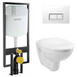 Инсталляция и унитаз Vitra Normus (9773B003-7200) белый