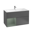 Villeroy Boch Finion G030GMGK Тумба под раковину 996х498 мм (olive matt/anthracite matt)