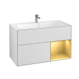 Villeroy Boch Finion G040HFMT Тумба под раковину 996х498 мм (gold matt/white matt)