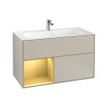 Villeroy Boch Finion G030HFHH Тумба под раковину 996х498 мм (gold matt/sand matt)