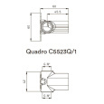 Встраиваемая часть для настенного смесителя Nicolazzi Unico Quadro (C5523Q/1)