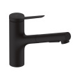 Смеситель для кухни Hansgrohe Zesis M33 (74803670) черный матовый