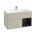 Villeroy Boch Finion G040PDHH Тумба под раковину 996х498 мм (black matt/sand matt)