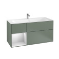 Villeroy Boch Finion F060MTGM Тумба под раковину 1196х498 мм (white matt/olive matt)