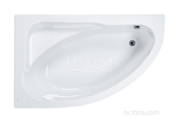 Ванна асимметричная 160х100 Roca Welna (248642000) белый