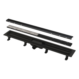 Душевой лоток AlcaPlast APZ19BLACK-850 с решеткой