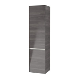 Villeroy Boch Collaro C034L1FQ Шкаф пенал для ванной комнаты, петли справа (Oak Graphite)