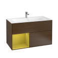 Villeroy Boch Finion G030HEGN Тумба под раковину 996х498 мм (sun matt/walnut veneer)