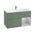 Villeroy Boch Finion G040GJGM Тумба под раковину 996х498 мм (light grey matt/olive matt)