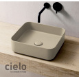 Ceramica CIELO Shui Comfort SHCOLAQ40 LN - Раковина накладная на столешницу 40 * 40 см (Lino)