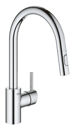 Смеситель для кухни Grohe Concetto 31483002 выдвижной излив