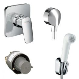 Гигиенический душ со смесителем Hansgrohe SET 4-in-1