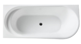 Акриловая ванна 170x80 BelBagno (BB410-1700-780-L), округлая