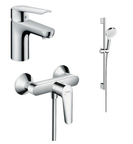 Комплект смесителей Hansgrohe Logis E (71177000/71610000/26532400) хром