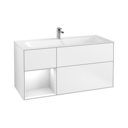 Villeroy Boch Finion G060GFMT Тумба под раковину 1196х498 мм (glossy white/white matt)