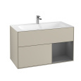 Villeroy Boch Finion G040GKHH Тумба под раковину 996х498 мм (anthracite matt/sand matt)