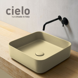 Ceramica CIELO Shui Comfort SHCOLAQ40 CN - Раковина накладная на столешницу 40 * 40 см (Canapa)